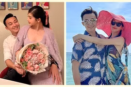 Lê Âu Ngân Anh và chồng sắp cưới tình tứ trước hôn lễ