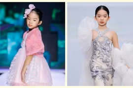 Con gái Xuân Lan xuất thần khi làm mẫu nhí