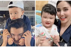 Ngắm con trai đáng yêu của diễn viên Thảo Trang và chồng kém tuổi
