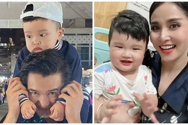Ngắm con trai đáng yêu của diễn viên Thảo Trang và chồng kém tuổi