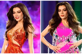 Trân Đài đẹp như nữ thần ở bán kết HH Chuyển giới Quốc tế