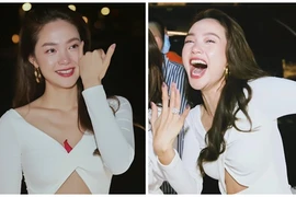 Loạt ảnh Minh Hằng bật khóc, vỡ òa hạnh phúc khi được cầu hôn