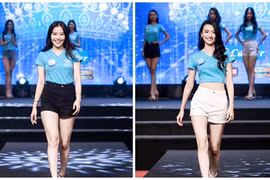 Nam Em đọ catwalk cùng dàn thí sinh Miss World Vietnam 2022