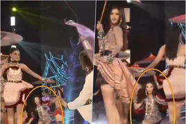 "Hotgirl trứng rán" nói gì khi bị nghi cố tình té ngã thi hoa hậu? 