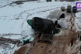 Công bố video tên lửa Yars ICBM được nạp vào bệ phóng ngầm