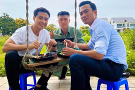 Khi công an và tội phạm ăn cơm cùng nhau hậu trường phim 'Đấu trí'