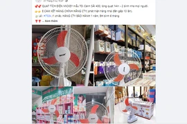 Nắng nóng, cắt điện: Quạt sạc, quạt tích điện cháy hàng