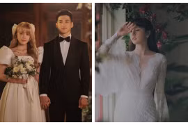 Thiều Bảo Trâm và Hải Tú cùng diện đầm cưới, ai đỉnh hơn?