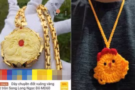 Mua dây chuyền trên mạng, nam thanh niên nhận túi đựng tỏi