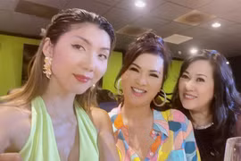 Vợ nghệ sĩ Chí Tài tươi tắn hội ngộ Ngọc Quyên và bạn bè ở Mỹ