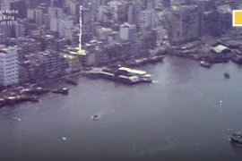 Ngắm Hong Kong 50 năm trước với góc nhìn từ trên cao