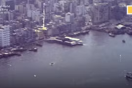 Ngắm Hong Kong 50 năm trước với góc nhìn từ trên cao