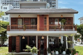 Thiết kế nhà hai tầng kiểu truyền thống