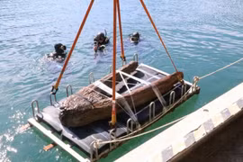 Nhật Bản vớt mỏ neo tàu chiến Mông Cổ sau hơn 700 năm