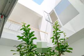 Ngôi nhà có nhiều cửa sổ như bản giao hưởng của gió và ánh sáng