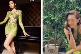 Loạt sao Việt lại chỉ thích lăng xê xanh lá đầy cá tính