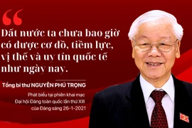 “Đất nước ta chưa bao giờ có được cơ đồ, tiềm lực, vị thế và uy tín quốc tế như ngày nay“