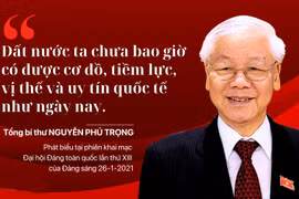 “Đất nước ta chưa bao giờ có được cơ đồ, tiềm lực, vị thế và uy tín quốc tế như ngày nay“