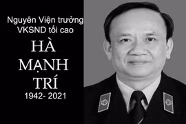 Tang lễ nguyên Viện trưởng VKSNDTC Hà Mạnh Trí tổ chức cấp Nhà nước