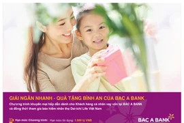 Giải ngân nhanh để đón quà tặng bình an từ BAC A BANK