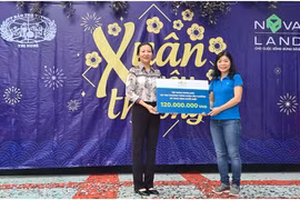 Nova Group mang Xuân yêu thương tới trẻ em tàn tật mồ côi