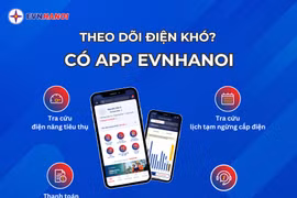 Sử dụng dịch vụ điện bất cứ đâu chỉ cần ĐT thông minh, tải App EVNHANOI