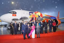 Airbus và Vietjet bàn giao tàu bay mang hình ảnh kỷ niệm 50 năm quan hệ ngoại giao