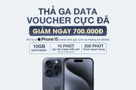 Tận hưởng data tốc độ cao lên tới 10 Gbps/ngày đi kèm ưu đãi cực sâu khi mua iPhone 15 series
