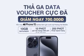 Tận hưởng data tốc độ cao lên tới 10 Gbps/ngày đi kèm ưu đãi cực sâu khi mua iPhone 15 series
