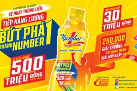 Tăng lực Number 1 chào hè với giải thưởng tiền mặt trị giá 5,5 tỷ đồng