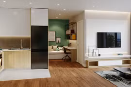 Thiết kế thông minh: Căn hộ 2PN+1 The Sola Park gây “sốt”