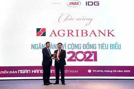 Agribank được trao giải thưởng Ngân hàng Việt Nam tiêu biểu 2021