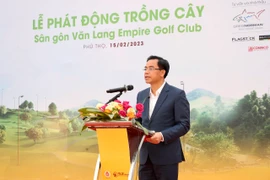 Phát động trồng cây phủ xanh 16 ha dự án sân golf tại tỉnh Phú Thọ