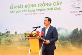 Phát động trồng cây phủ xanh 16 ha dự án sân golf tại tỉnh Phú Thọ