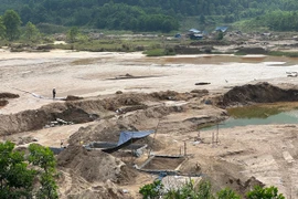 Quảng Nam: Yêu cầu xử lý dứt điểm hoạt động khoáng sản khu vực Bồng Miêu