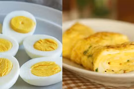 Trứng luộc và trứng rán, loại nào bổ dưỡng hơn?