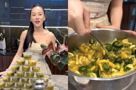 Học Phương Oanh làm nước detox 3 vị giúp da sáng, dáng xinh đón hè