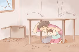 Cách ứng phó khi gặp động đất để an toàn tính mạng 