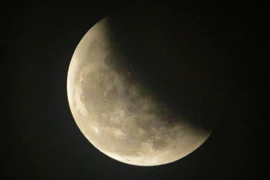 Nguyệt thực bán phần: Trăng máu ở TP HCM hai lần bị “cắn dở“