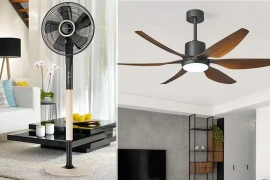 Mùa hè dùng quạt cây hay quạt trần sẽ tiết kiệm điện hơn?
