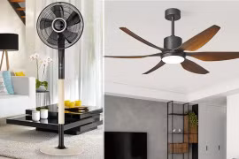 Mùa hè dùng quạt cây hay quạt trần sẽ tiết kiệm điện hơn?