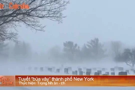 Tuyết 'bủa vây' thành phố New York