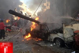 Đánh bom lớn ở Syria, gần 100 người thương vong