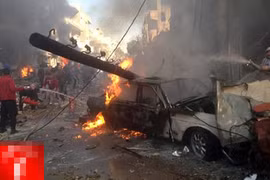 Đánh bom lớn ở Syria, gần 100 người thương vong