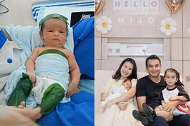 Võ Hạ Trâm khoe ảnh quý tử giống bố như đúc