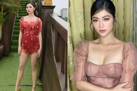 Diễn viên Thanh Trúc gợi cảm ở tuổi 36