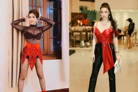 Vẻ gợi cảm của nữ ca sĩ tố Hoa hậu Hải Dương lừa đảo