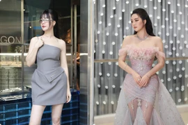 Thụy Vân “đốt mắt” với váy ngắn khoe thân hình gợi cảm tuổi U40