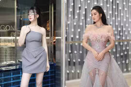 Thụy Vân “đốt mắt” với váy ngắn khoe thân hình gợi cảm tuổi U40