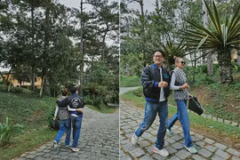 Vợ chồng Thanh Hằng tình tứ ở Đà Lạt